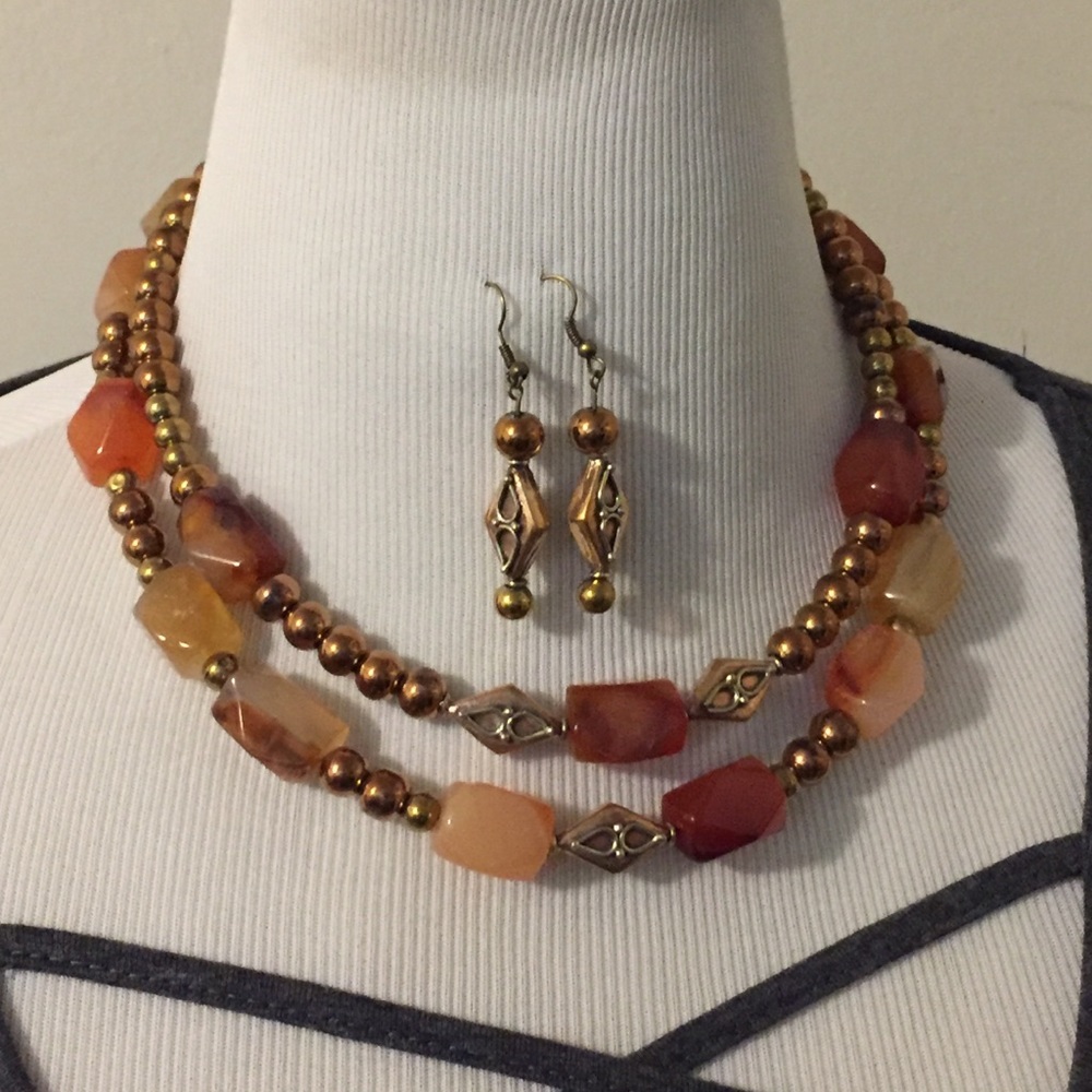 Genuine Agate necklace